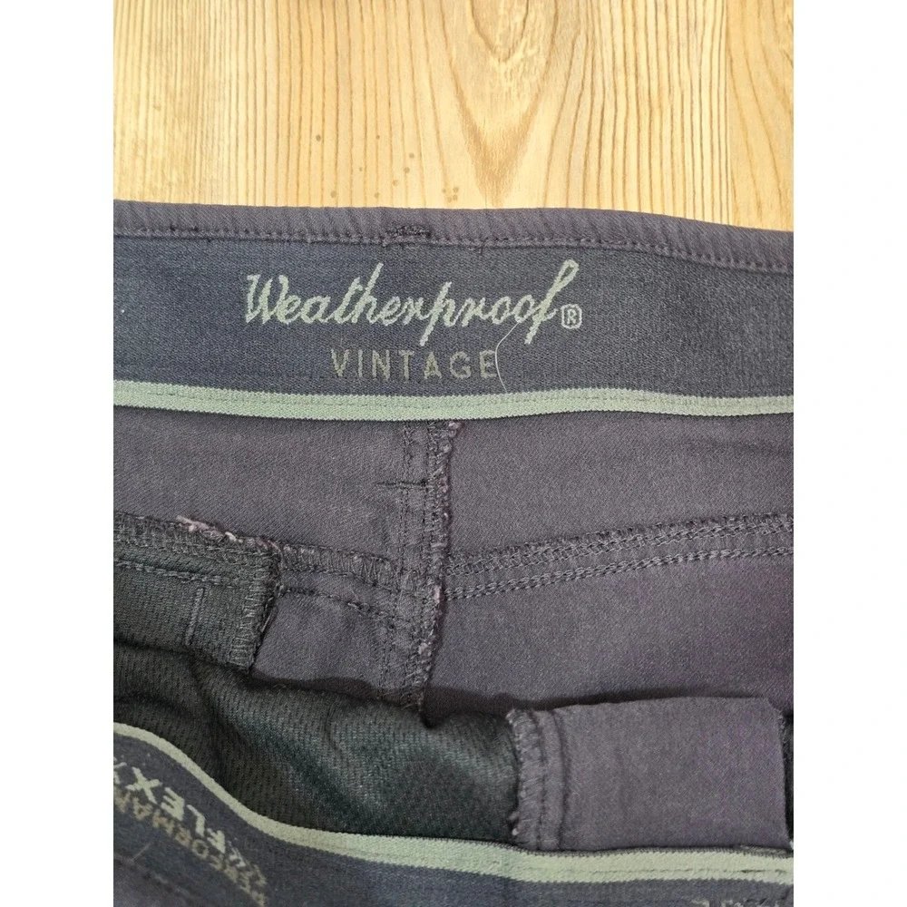 Weatherproof Vintage Mens Regular Taper Performance Flex Pants Gray 34x30